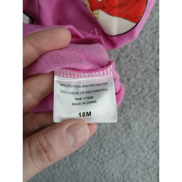 Disney Baby Princess Sweatshirt Girl Toddler 18 months Belle Ariel Tiana NWT - Picture 8 of 9